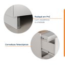 Ver imagem 7 de Balcão 2 Gavetões com Tampo e Rodapé Ipanema CabeCasa MadeiraOriginals