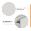 Ver imagem 4 de Balcão 2 Gavetões Sem Tampo Ipanema CabeCasa MadeiraOriginals