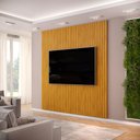 Ver imagem 3 de Painel para Tv até 75 Polegadas Ripado Dj Móveis Trento 250 Cedro
