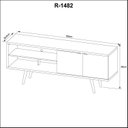 Ver imagem 4 de Rack Para TV até 55 Polegadas 2 Portas R1482