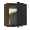 Ver imagem 6 de Armário de Cozinha Aéreo 60 cm 1 Porta Rustic/Preto Glamy Madesa