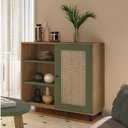 Ver imagem 4 de Kit 3 Peças com Rack para TV até 75 Polegadas, Buffet e Mesa de Centro Memphis