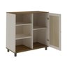 Kit 3 Peças com Rack para TV até 75 Polegadas Buffet e Mesa de Centro Memphis Saara Artely - 10