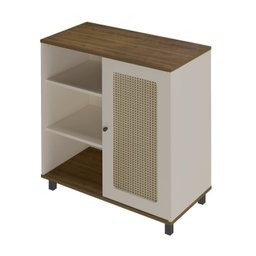 Kit 3 Peças com Rack para TV até 75 Polegadas Buffet e Mesa de Centro Memphis Saara Artely - 11