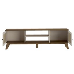 Kit 3 Peças com Rack para TV até 75 Polegadas Buffet e Mesa de Centro Memphis Saara Artely - 9
