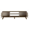 Kit 3 Peças com Rack para TV até 75 Polegadas Buffet e Mesa de Centro Memphis Saara Artely - 9