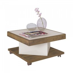 Kit 3 Peças com Rack para TV até 75 Polegadas Buffet e Mesa de Centro Memphis Saara Artely - 12