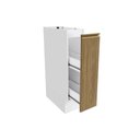 Ver imagem 5 de Nicho Porta Condimentos Celeste Kappesberg 100% Mdf Branco/nogueira 20cm