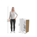 Ver imagem 6 de Nicho Porta Condimentos Celeste Kappesberg 100% Mdf Branco/nogueira 20cm