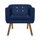 Ver imagem 5 de Kit Sofá 02 Lugares e 02 Poltronas Julia Azul com Strass
