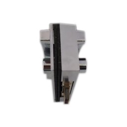 3530 - Fechadura bico de papagaio para porta de correr para vidro temperado blindex - Cromado - 3