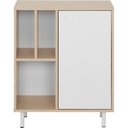 Ver imagem 3 de Armário Para Escritório Baixo 1 Porta 5 Nichos Colab