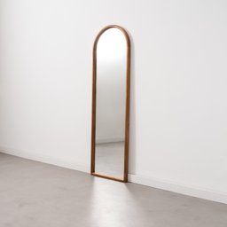 Espelho Oval de Base Reta com Moldura Magnólia 160cmx49cm CabeCasa MadeiraMadeira - 5