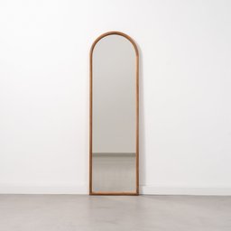 Espelho Oval de Base Reta com Moldura Magnólia 160cmx49cm CabeCasa MadeiraMadeira - 6