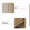 Guarda Roupa Casal 2 Portas 2 Gavetas Andros - 5