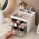 Ver mais imagens de Organizador de Mesa Yeet Coelhinho com 2 Gavetas Empilhável 15 x 13 x 11 cm