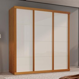 Guarda-Roupa Casal 100% MDF 3 Portas e 4 Gavetas Eco 01 Bom Pastor - 1