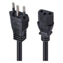 Ver imagem 1 de Cabo de Força Tripolar para Fonte 3x0,75 Mm 250v - 3 Metros - Pc / 10