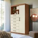 Ver imagem 2 de Multi-Cômoda 1 Porta 6 Gavetas Marabá