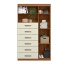 Ver imagem 5 de Multi-Cômoda 1 Porta 6 Gavetas Marabá