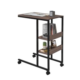 Mesa Lateral Apoio Bit Com Rodízios Tampo BP - 2 Mesa Lateral Apoio Bit Com Rodízios Tampo BP - 2