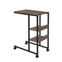 Ver imagem 4 de Mesa Lateral Apoio Bit Com Rodízios Tampo BP