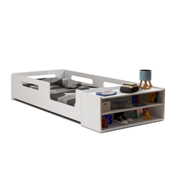 Cama Montessoriana Infantil Padrão Solteiro e Nicho - 3