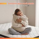 Ver imagem 6 de Cama Box Baú Solteiro Colchão Molas Ensacadas Real 88x188x68cm Preto / Cinza - Suporta até 130kg