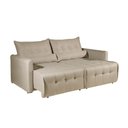 Ver imagem 1 de Sofá Cama Império Retrátil Linho Bom Pastor