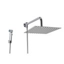 Ver imagem 1 de Ducha Inox 304 25x25 Cm C/ Desviador e Chuveirinho de Mão