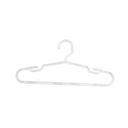 Ver imagem 1 de Kit 10 Cabides de Roupas Grandes De Acrílico Roupas Plus Size Cavado Antideslizante Grosso 43 cm