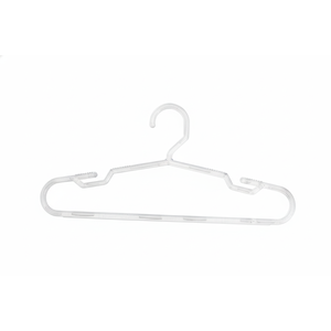 Kit 10 Cabides de Roupas Grandes De Acrílico  Roupas Plus Size Cavado Antideslizante Grosso 43 cm