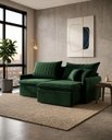 Ver imagem 1 de Sofá Madri Caixa Zero 180m - Verde