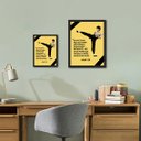 Ver imagem 4 de Quadro com Moldura Bruce Lee - 10.000 Chutes - Grande