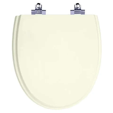 Assento Sanitário Laqueado Soft Close Eros Biscuit (bege claro) para vaso Incepa