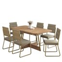 Ver imagem 2 de Conjunto Sala de Jantar 6 Cadeiras Charlotte Carraro