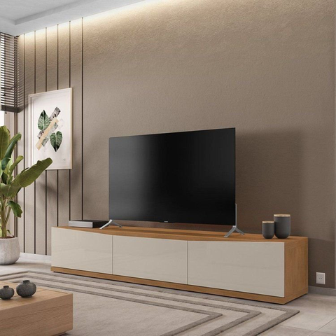 Rack Eros 180 cm Cor:Cedro/Off White