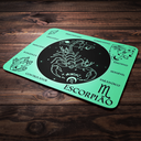 Ver imagem 2 de Mouse Pad Signos - Escorpião - Light Green
