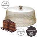 Ver imagem 3 de Kit Boleira Baixa, Queijeira, Açucareiro, Manteigueira, Jarra e 6 Copos de Plástico Cristal Âmbar Pl