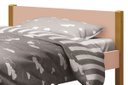 Ver imagem 4 de Cama Babá Solteiro Simba Rosa Fosco com Madeira - MoveisAqui