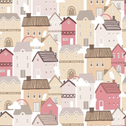 Papel de Parede Mondo Baby Magic City 13030 - Rolo 10m X 0,53m