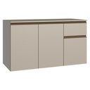 Ver imagem 1 de Balcão de Cozinha 120cm 3 Portas 1 Gaveta Suspenso Nice Madesa