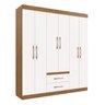 Guarda Roupas Casal 6 Portas 2 Gavetas Santiago - 3