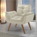 Ver imagem 1 de Poltrona em Veludo Base Palito Quadrada Opalla Prime