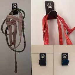 Kit 3 Gancho Adesivo Parede Pendure sem Furos Cachorro Gato - 2