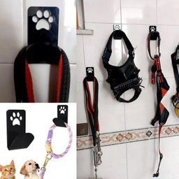 Kit 3 Gancho Adesivo Parede Pendure sem Furos Cachorro Gato - 3