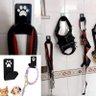 Kit 3 Gancho Adesivo Parede Pendure sem Furos Cachorro Gato - 3
