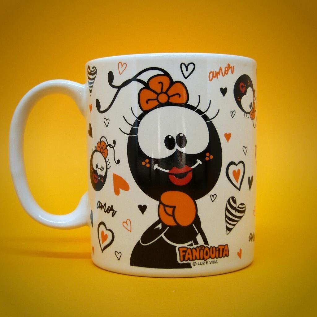 Caneca Turma Do Smilinguido 300ml - Faniquita Amor - Oxford Porcelanas ...