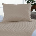 Ver imagem 4 de Kit 3 Peças Peseira de Cama Solteiro Comfort com Almofada Cheia Microfibra (Caqui)