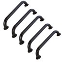 Ver imagem 1 de Alça de Apoio Barra 40cm Aço Inox Kit 5 Unidades Idoso Cadeirante Deficiente Corrimao Banheiro Box Q